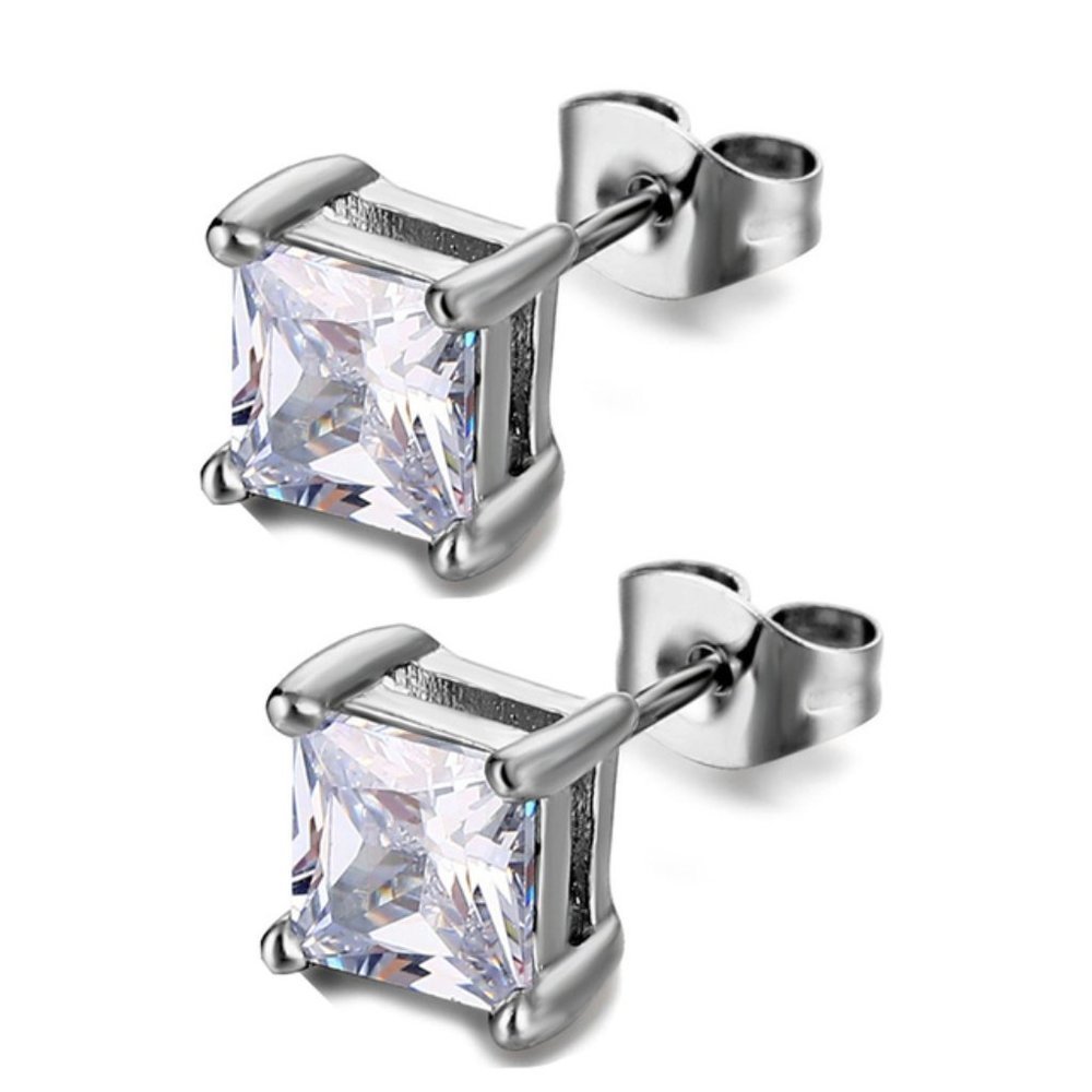 3MM S925 Sterling Silver CZ Stud Earrings for Women/Girl, US19251025